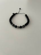 Pulsera de Fina de hematita y acero