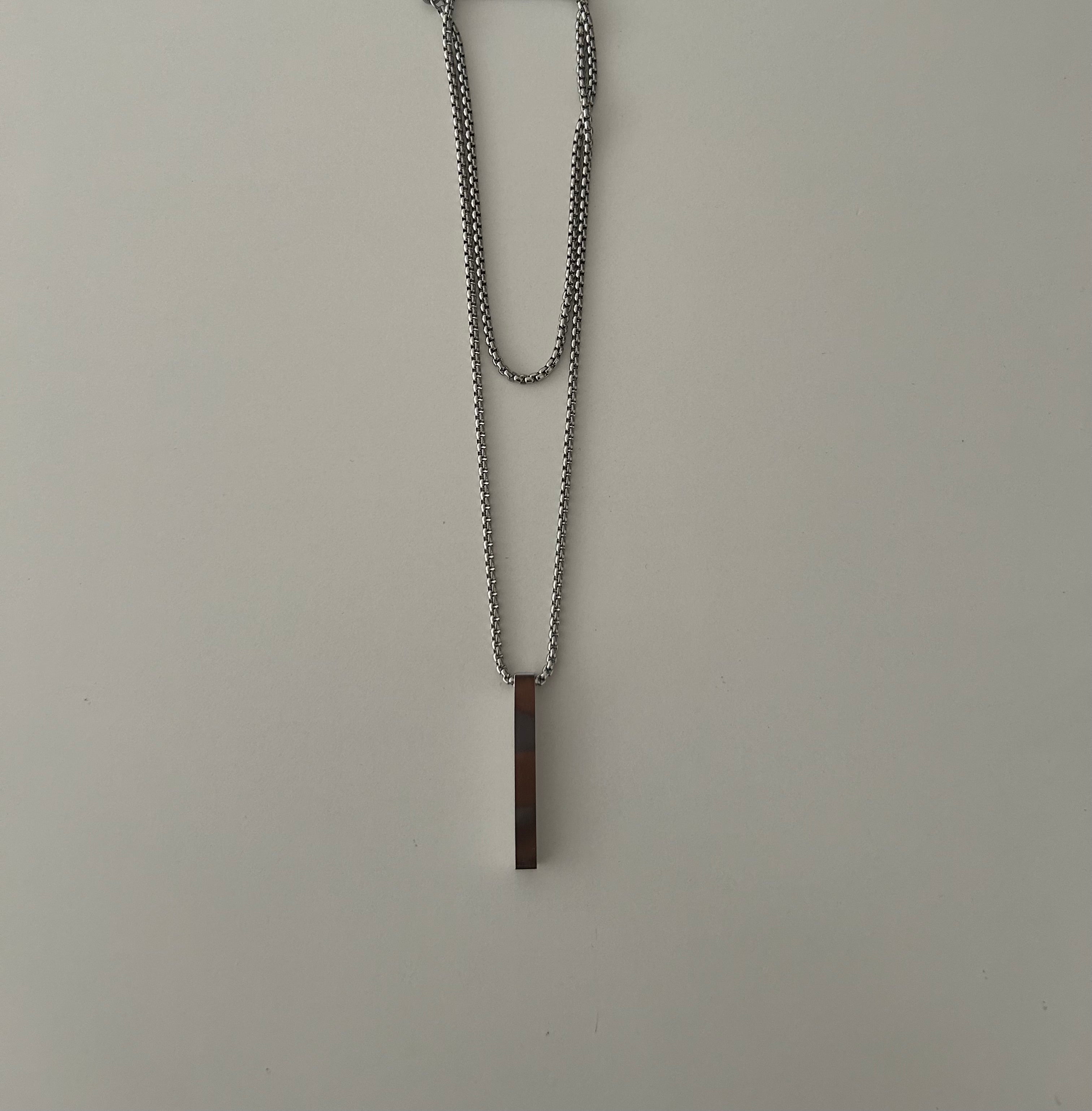 Cadena + colgante lingote