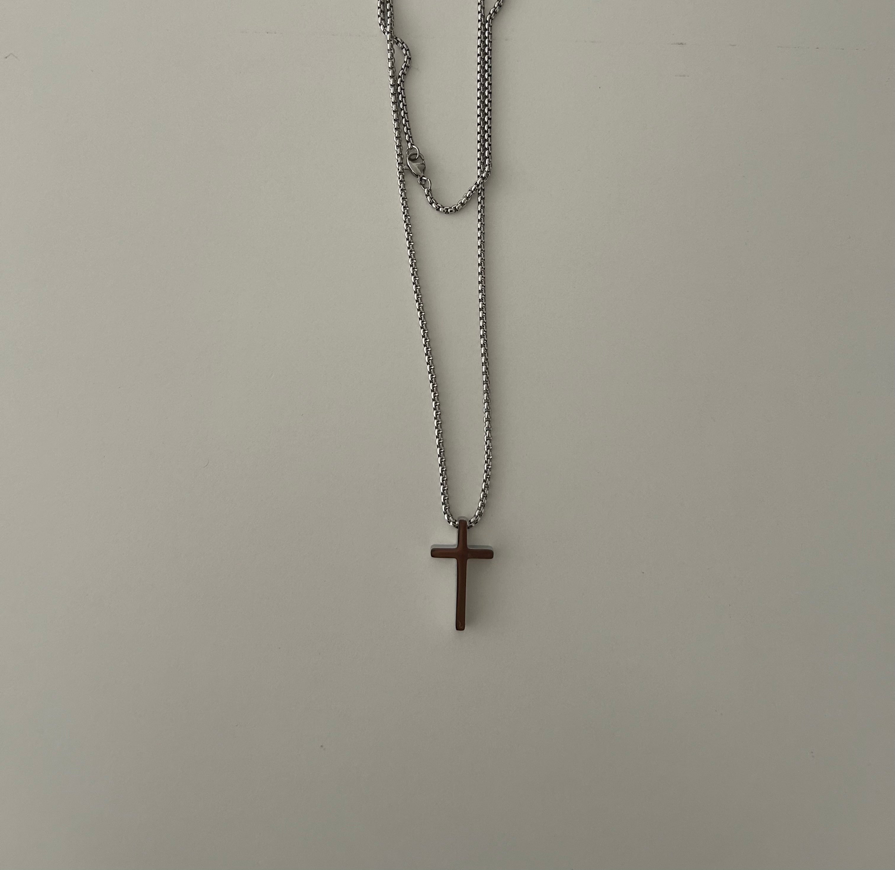 Cadena + colgante cruz
