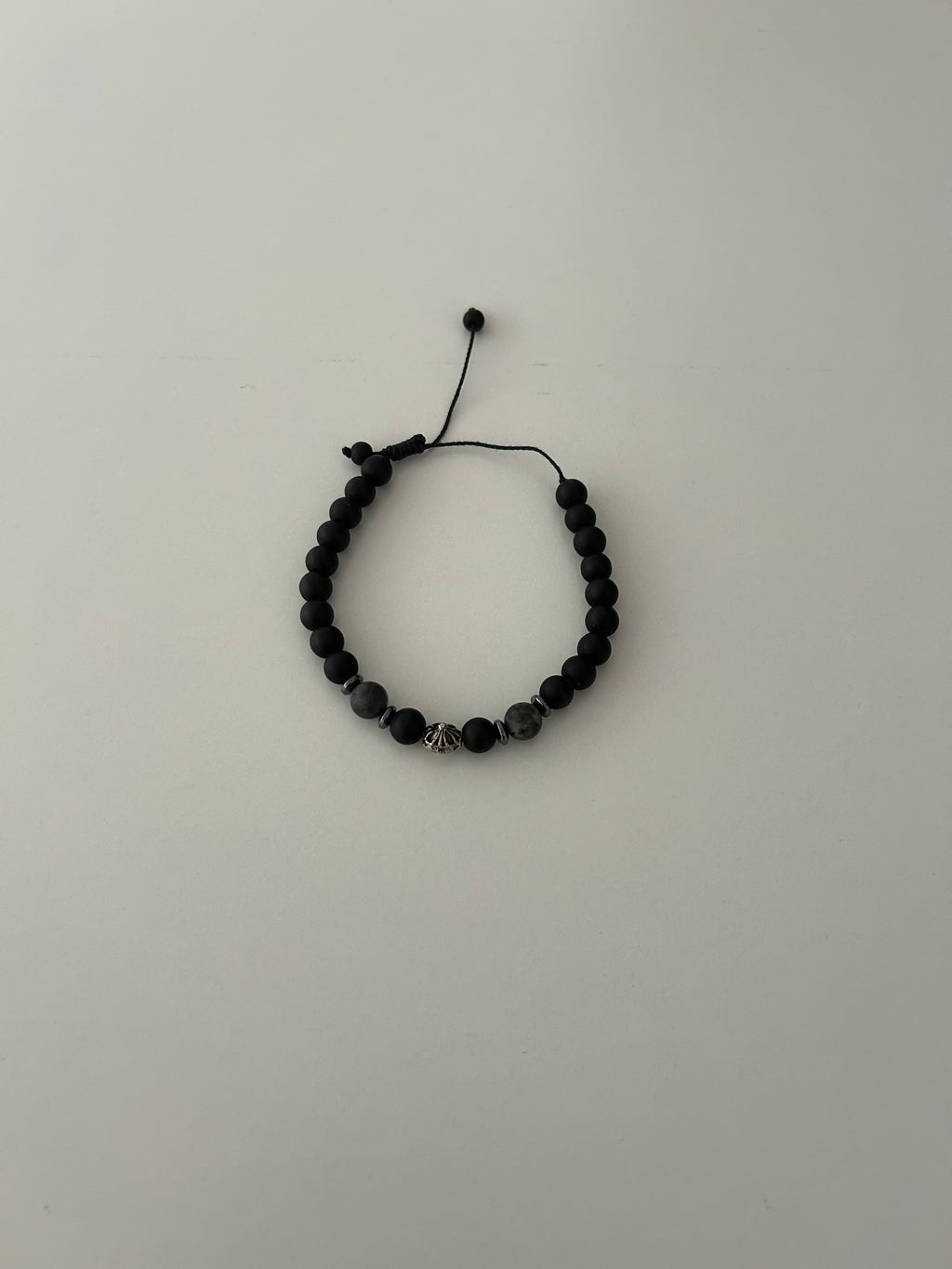 Pulsera de Fina de hematita y acero