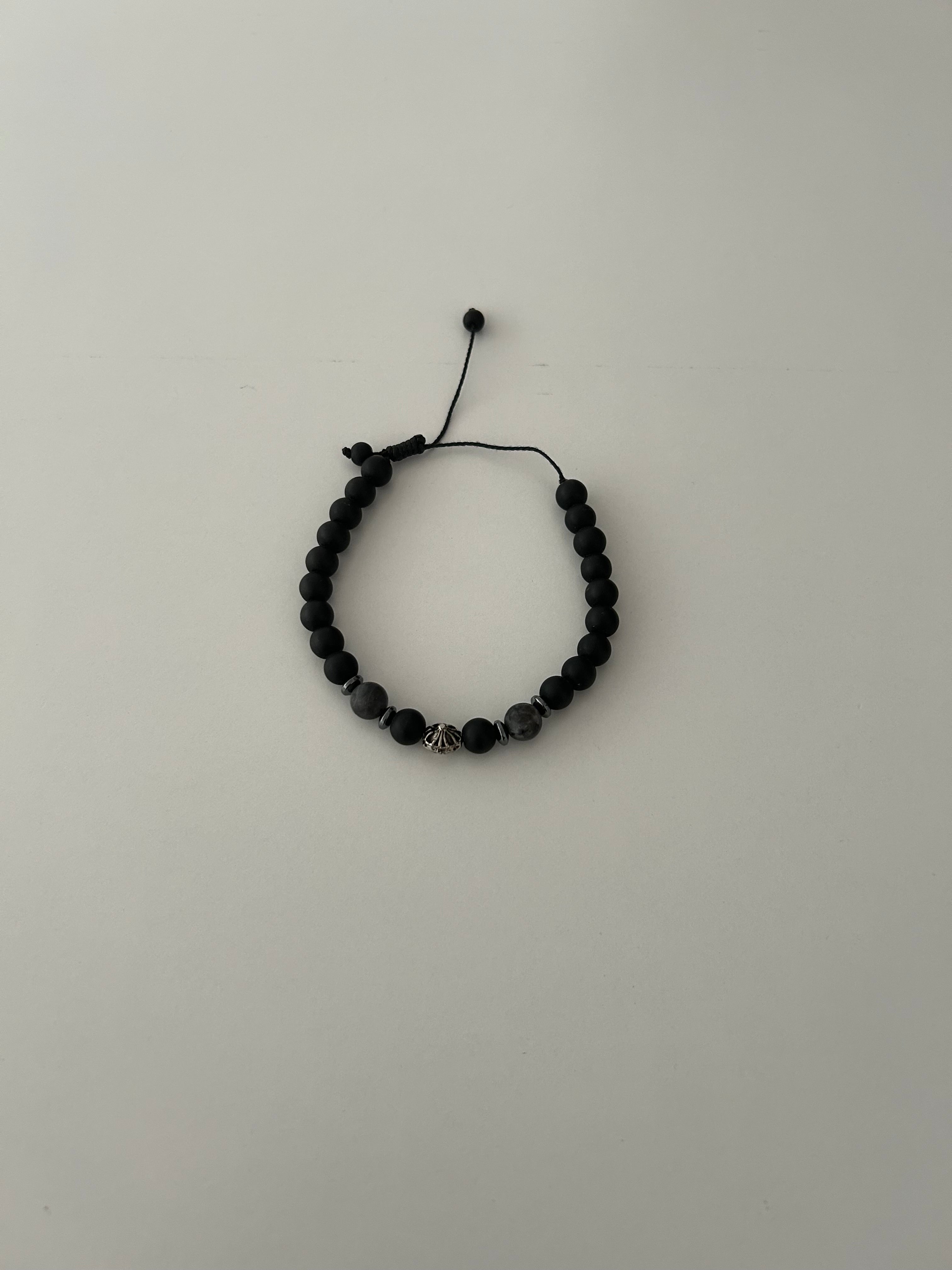 Pulsera de Fina de hematita y acero