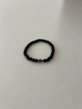 Pulsera de Cruz de Acero Oscuro