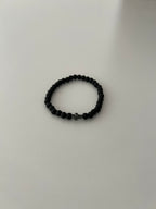 Pulsera de Cruz de Acero Oscuro