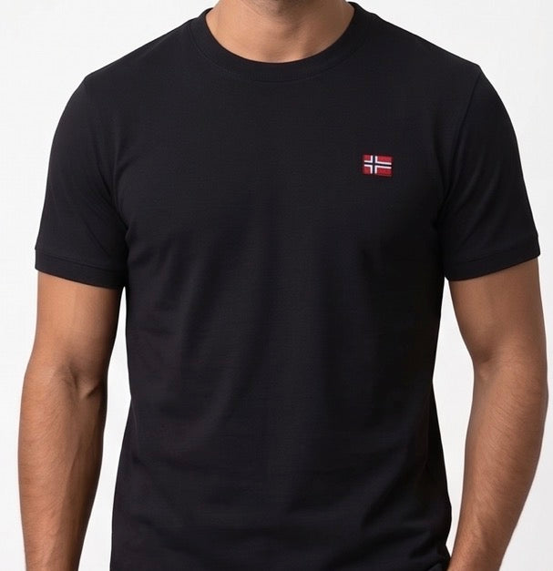 Camiseta NORWAY 1963 Hombre Negro