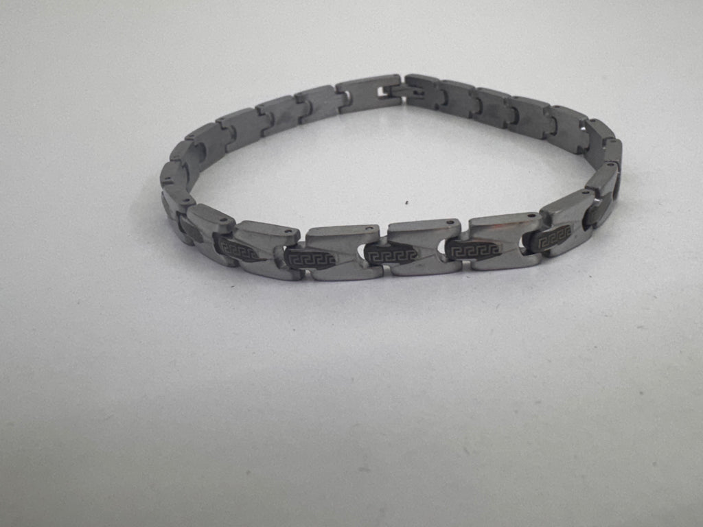 Pulsera de Acero Greca Calada