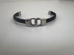 Pulsera de Acero y Cuero Esposas