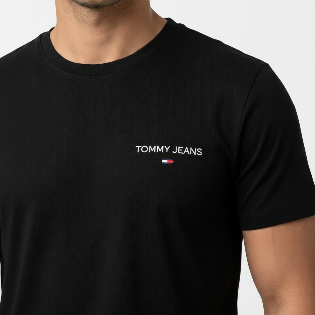 Camiseta TOMMY HILFIGER Hombre Negro