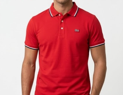 Polo NORWAY 1963 Hombre Rojo