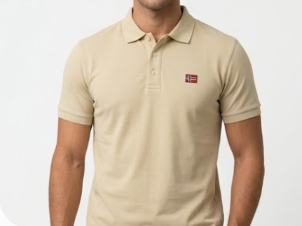 Polo NORWAY 1963 hombre Beige