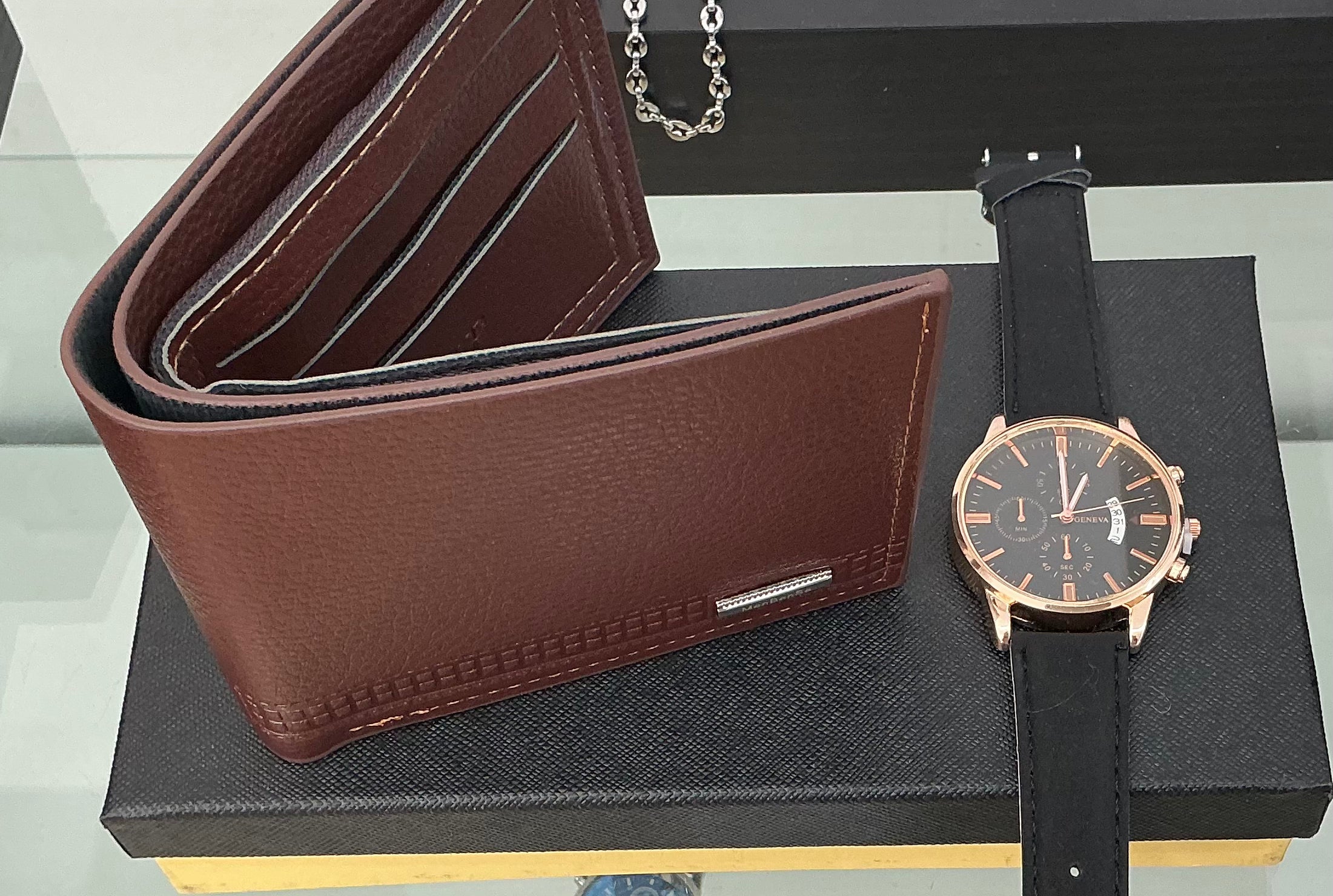 Conjunto Reloj + Cartera