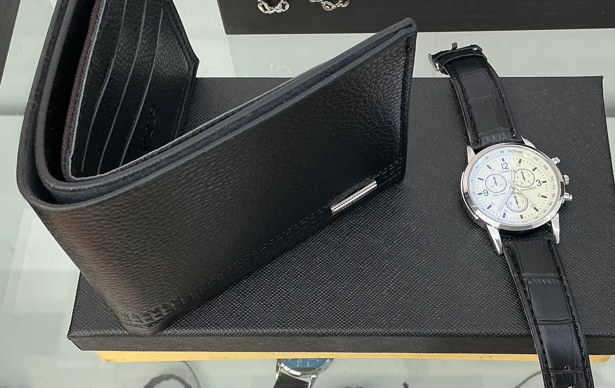 Conjunto Reloj + Cartera